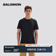 薩洛蒙（Salomon）男款 戶(hù)外運動(dòng)休閑舒適輕量透氣徒步短袖T恤 OUTLINE SS TEE 深黑色 C21169 L