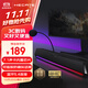 漫步者（EDIFIER）HECATE G1500bar 7.1音效電競桌面長條形游戲音箱防嘯叫藍牙5.4家用臺式電腦筆記本音響 黑色