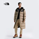 The North Face北面羽絨服長(cháng)款男700蓬鵝絨防潑保暖832J 廢土棕/DHO 2XL