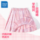 真維斯女童短裙半身裙秋季2025學(xué)院風(fēng)兒童百褶裙洋氣百搭女孩jk格子半裙