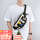 viney挎包男斜挎包胸包單肩包女腰包潮流小包輕便戶(hù)外小背包尼龍帆布包