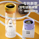 途卡其羽毛球蒸球器噴霧蒸球機(jī)加濕器熏球器帶羽毛球桶便攜充電迷你耐打 黃蒸球器+透明球桶(可裝3球) 1筒