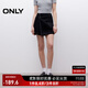 ONLY2025夏季新款個(gè)性時(shí)髦高腰A字褲裙短褲牛仔褲女|125243002 J19 黑牛仔 M