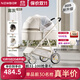 紐貝耳newber嬰兒車(chē)推車(chē) 遛娃車(chē) 0-3歲可坐可躺 雙向 輕便折疊 霧灰 防風(fēng)罩+防蚊罩+護脊板
