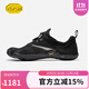Vibram新款五指鞋男女 晨跑夜跑運動(dòng)鞋跑酷健身赤足鞋跑步鞋KMD EVO 黑色（女款） 38