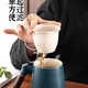 景德鎮高檔陶瓷泡茶水杯公司年會(huì )商務(wù)黨建教師領(lǐng)導節慶客戶(hù)送禮 高檔馬克杯-寶石藍