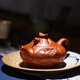 藏壺天下 宜興精品紫砂壺純?nèi)止た汤L茶壺原礦高檔中式茶具魚化龍壺 魚化龍(朱泥)