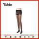 Tabio波點(diǎn)絲襪女夏季薄款防勾絲連褲襪光腿神器黑絲襪性感美膚襪 黑色 M （M-L） 85-92/150-165