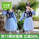 木木屋女童連衣裙春秋2025兒童衣服朱迪兔子警官衣服中大童生日公主裙 馬甲含兔公仔掛件 110 尺碼4~5歲【100-110cm】