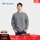 Columbia哥倫比亞男女城市戶(hù)外系列內里薄絨運動(dòng)圓領(lǐng)衛衣AE6769 030 鯊魚(yú)灰 M (175/96A)