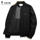 與狼共舞【防風(fēng)耐穿】時(shí)尚潮流百搭棒球服外套男士休閑夾克 001黑色 180 