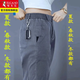 啄木鳥(niǎo)萊賽爾天絲休閑牛仔褲男士2025新款寬松直筒長(cháng)褲子春秋厚款運動(dòng)褲 3166灰色 【夏季款】 32 （腰圍2尺5）建議130-140斤穿