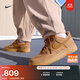 耐克空軍一號(hào)男子輕便平底運(yùn)動(dòng)鞋冬板鞋NIKE AIR FORCE 1 CJ9179 200亞麻/麥黃/橡皮淺褐/黑 41