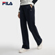 FILA斐樂(lè )官方楊冪同款女士針織長(cháng)褲2025冬季時(shí)尚簡(jiǎn)約基礎休閑YODAR褲