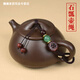 京樂創(chuàng)意高檔手工編制紫砂壺蓋玉石節(jié)掛繩西施石瓢花器通用防摔繩 血檀木金錢 石瓢壺款