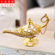 靚做 阿拉丁神燈飾品擺件居家復(fù)古輕奢小禮品工藝品玄關(guān)裝飾品禮物 白色（高柄神燈）9*5.2*3.5cm