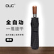 OUC.雨傘自動(dòng)雨傘大號(hào)男士雨傘10骨抗風(fēng)折疊傘晴雨兩用雙人木柄雨傘 格子【黑膠防曬-晴雨兩用】