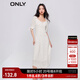 ONLY氣質(zhì)碎花蝴蝶結U領(lǐng)中長(cháng)款連衣裙女|123207084 H23 泰勒印花米色底 S (160) 80A