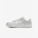 耐克Nike女鞋NIKE DUNK LOW 灰白色 低幫復(fù)古運(yùn)動鞋滑板鞋 DD1503-103 42