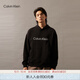 Calvin KleinJeans春秋男士經(jīng)典刺繡字母ck休閑純棉寬松連帽衛衣40HM231 BAE-太空黑 S （建議110-130斤）
