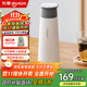 東菱（Donlim）便攜式燒水壺 電熱燒水杯 家用旅行電熱水壺 辦公室泡茶沖奶 迷你不銹鋼保溫杯DL-B1 0.3L 棉云白