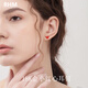 RHM18K黃金小紅心耳釘女ins小眾設(shè)計(jì)表白生日七夕禮物送女友 18K金小紅心耳釘+證書(shū)+禮盒
