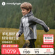 moodytiger兒童連帽暖皮衣拒水保暖25年秋季新品男童外套透氣柔軟女童運(yùn)動(dòng)衣