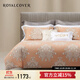 羅卡芙（ROYALCOVER）歐式純棉套件冬季加厚床品全棉磨毛四件套 米勒 實(shí)物如圖 1.8m床適用(被套240*240cm)