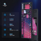 SKYLOONG小呆蟲(chóng)【2025款】GK104Pro 3.0版WIFI屏三模游戲辦公客制化機(jī)械鍵盤(pán)gasket結(jié)構(gòu)全鍵熱插拔旋鈕 量子機(jī)甲2號(hào)【8K低延遲 雙屏】薔薇銀軸 3.0WIFI屏
