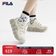 FILA 斐樂可頌鞋復(fù)古運動鞋女冬休閑鞋老爹鞋 豆腐白/燕麥色-TO 37.5 (235mm)