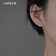 Lnieer999足銀豆豆耳釘小眾高級感耳環(huán)女養(yǎng)耳洞耳骨釘2025新款輕奢耳飾 一對裝幾何豆豆耳釘【999足銀】