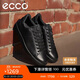 愛(ài)步（ECCO）板鞋男 經(jīng)典百搭牛皮輕奢休閑鞋 街頭521304 黑色42 HL