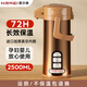 恩爾美（nRMEi）氣壓式保溫壺大容量保溫瓶壓力壺家用開水瓶熱水瓶玻璃內(nèi)膽暖水壺 粉色 2.5L 【單管出水+鍍銅紅膽】