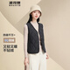 波司登（BOSIDENG）【斷碼清倉】輕薄羽絨服女款90絨葫蘆紋輕盈便攜馬甲保暖內(nèi)膽背心 【店長推薦】黑色8056 L 170/92A