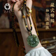 喜玉枝藏式精編和田玉雙面貔貅吊墜項(xiàng)鏈男女款高檔玉佩掛墜七夕禮物 元寶貔貅