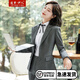 造夢(mèng)伊人西裝女職業(yè)女裝套裝西服工作服正裝修身顯瘦通勤OL商務(wù)面試套裝 灰色西裝+褲子+裙子+襯衫 L