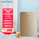 夏新Amoi迷你小冰箱mini家用冷凍冷藏學(xué)生宿舍租房母乳車(chē)載小型冰柜 KS-22L 車(chē)家兩用 雙核金色玻璃 22L