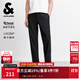 杰克·瓊斯（JACK&JONES）25年男裝秋季休閑褲男百搭松緊腰商務(wù)長(cháng)褲萊賽爾親膚品牌褲子男士 025黑色 長(cháng)褲 松緊腰頭 33 180