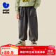 迷你巴拉男女童褲子秋可調節寬松兒童束腳褲彈力休閑長(cháng)褲2025新品