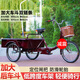 圣奇童（SHENGQITONG）三輪車?yán)先巳喿孕熊嚹_踏老年三輪代步車人力腳踩可拉貨 加大斗-雙鏈條-減震 正新輪胎