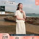 三彩大碼女裝2025夏季新款刺繡上衣半身裙兩件套裝萊賽爾氣質(zhì)胖MM