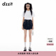 DZZIT地素牛仔褲2025夏季新款天絲原牛工裝摩登褲子女3J2R1151T 深藍色 S