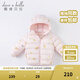戴維貝拉（DAVE＆BELLA）新款秋冬兒童羽絨服男童羽絨衣新年服寶寶女童衣服小童上衣冬裝 蝴蝶印花DBJ20526 100 cm（建議身高90-100cm）