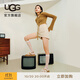 UGG春季女士休閑時(shí)尚交叉鞋面厚底舒適彈力束帶毛毛涼鞋 1121550 CHE | 栗色 40