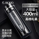 艾柯索摔不破的玻璃杯雙層加厚防摔便攜隔熱泡茶杯茶水分離 防燙防摔 紳士黑（茶水分離 防燙防摔）