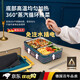 歐斯侖2024新品【德國品質】加熱飯盒大容量電熱飯盒免注水可插電加熱飯盒自熱飯盒上班族車載加溫飯盒 B款墨綠家用+車載2格+盒+蓋