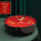 顯初（SUNCHIEF）干果盤(pán)創(chuàng)意干果盒分格帶蓋家用過(guò)年結(jié)婚喬遷零食糖堅(jiān)果瓜子水果盤(pán) 吉祥松五格 1層