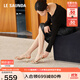 萊爾斯丹氣場(chǎng)女王2025春夏新款時(shí)尚百搭一字帶羊皮涼鞋女6M59905 奶茶杏 BEK 37 （235mm）