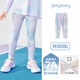 JELLYBABY女童打底褲大童早秋鯊魚(yú)褲薄款寶寶春秋兒童運動(dòng)褲瑜伽褲跑步褲子
