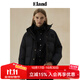 ELAND衣戀羽絨服女短款柔軟鵝絨保暖上裝2025冬季新款 黑色(19)Black S 160